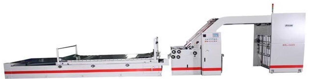 เครื่องปะกบลูกฟูก ยี่ห้อ Ding Xing รุ่น DX-1450 / 1650 / 1650XL / 2100) High-speed Flute Laminator (Leading-Edge Feeder / Back Feeder) เครื่องปะกบลูกฟูก ยี่ห้อ Ding Xing รุ่น DX-1450 / 1650 / 1650XL / 2100) High-speed Flute Laminator (Leading-Edge Feeder / Back Feeder)