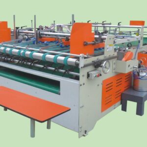 เครื่องปะกาว Semi-auto ยี่ห้อ XSL รุ่น HB 1500 / 1800 (ปะข้าง, เกี่ยวก้น ) Lock Bottom Semi Auto Folder Gluer